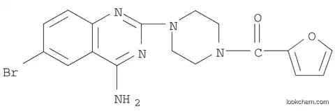 Molecular Structure of 111218-69-0 ([4-(4-Amino-6-bromo-2-quinazolinyl)-1-piperazinyl]-2-furanylmethanone)